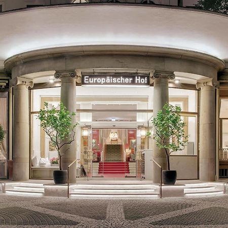 Hotel Europaeischer Hof Heidelberg, Bestes Hotel Deutschlands In Historischer Architektur Екстер'єр фото The hotel's entrance